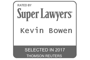 Super Lawyers / Kevin Bowen / Selected in 2017 - Badge