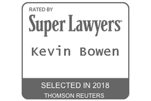 Super Lawyers / Kevin Bowen / Selected in 2018 - Badge