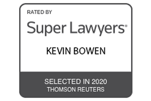 Super Lawyers / Kevin Bowen / Selected in 2020 - Badge