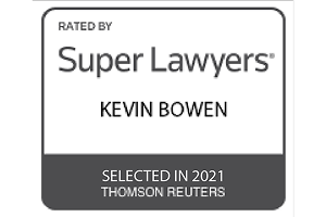 Super Lawyers / Kevin Bowen / Selected in 2021 - Badge