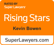 Super Lawyers badge - Rising Stars - Kevin Bowen